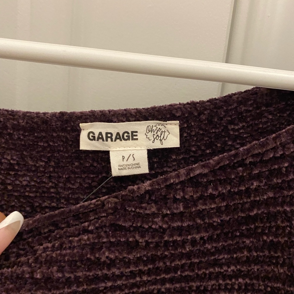 Garage velvet sweater